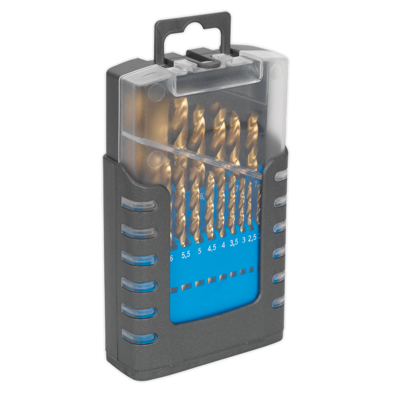 Sealey AK4719 19pc HSS Fully Ground Drill Bit Set