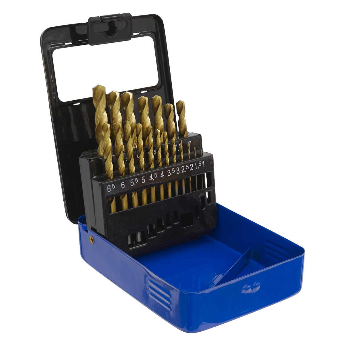 Sealey AK4719 19pc HSS Fully Ground Drill Bit Set