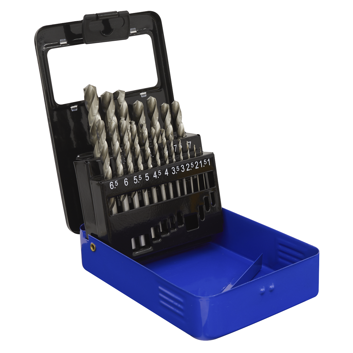 Sealey AK47191 19pc HSS Fully Ground Drill Bit Set