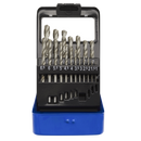 Sealey AK47191 19pc HSS Fully Ground Drill Bit Set