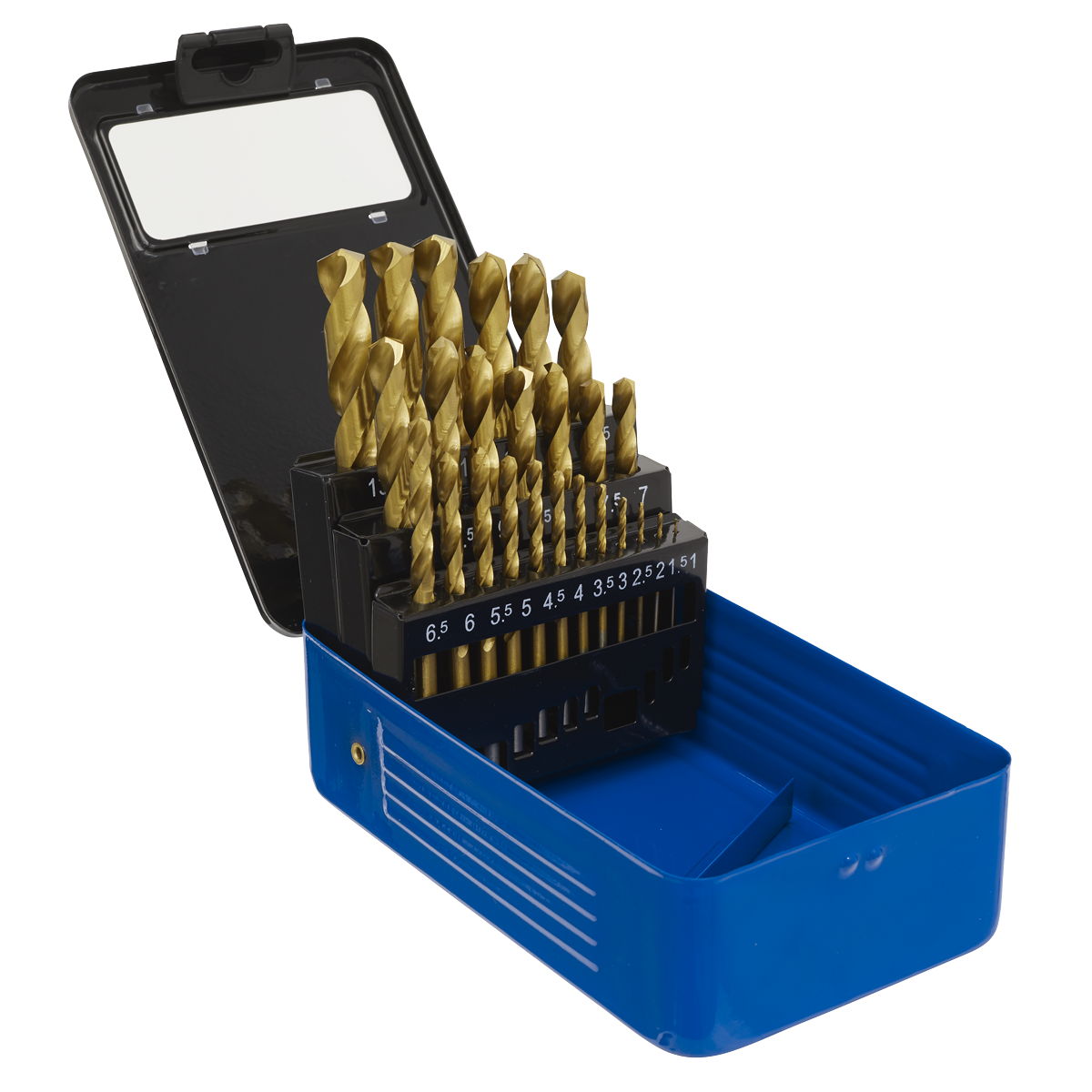 Sealey AK4725 25pc HSS Fully Ground Drill Bit Set