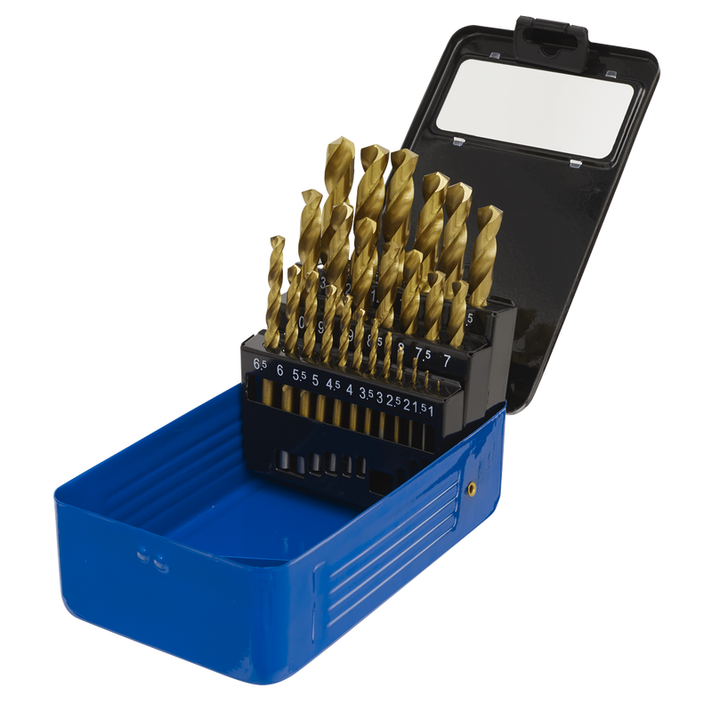 Sealey AK4725 25pc HSS Fully Ground Drill Bit Set