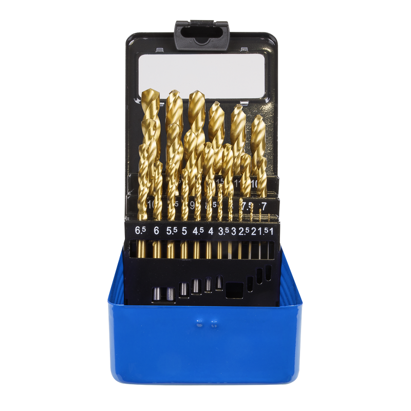 Sealey AK4725 25pc HSS Fully Ground Drill Bit Set