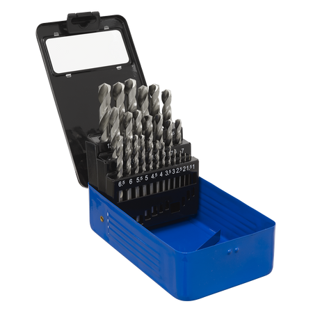 Sealey AK47251 25pc HSS Fully Ground Drill Bit Set