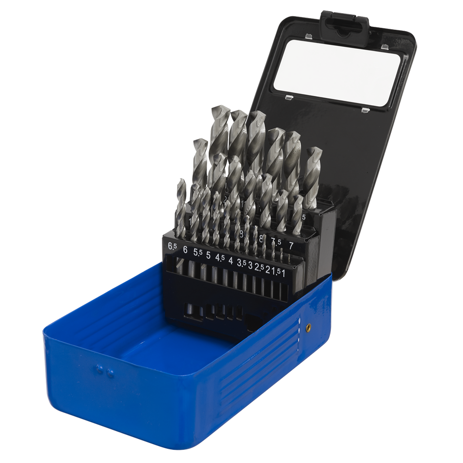 Sealey AK47251 25pc HSS Fully Ground Drill Bit Set