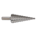 Sealey AK4744 4-22mm Double Flute HSS 4341 Step Drill Bit