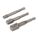 Sealey AK4929 3pc Power Tool Socket Adaptor Set