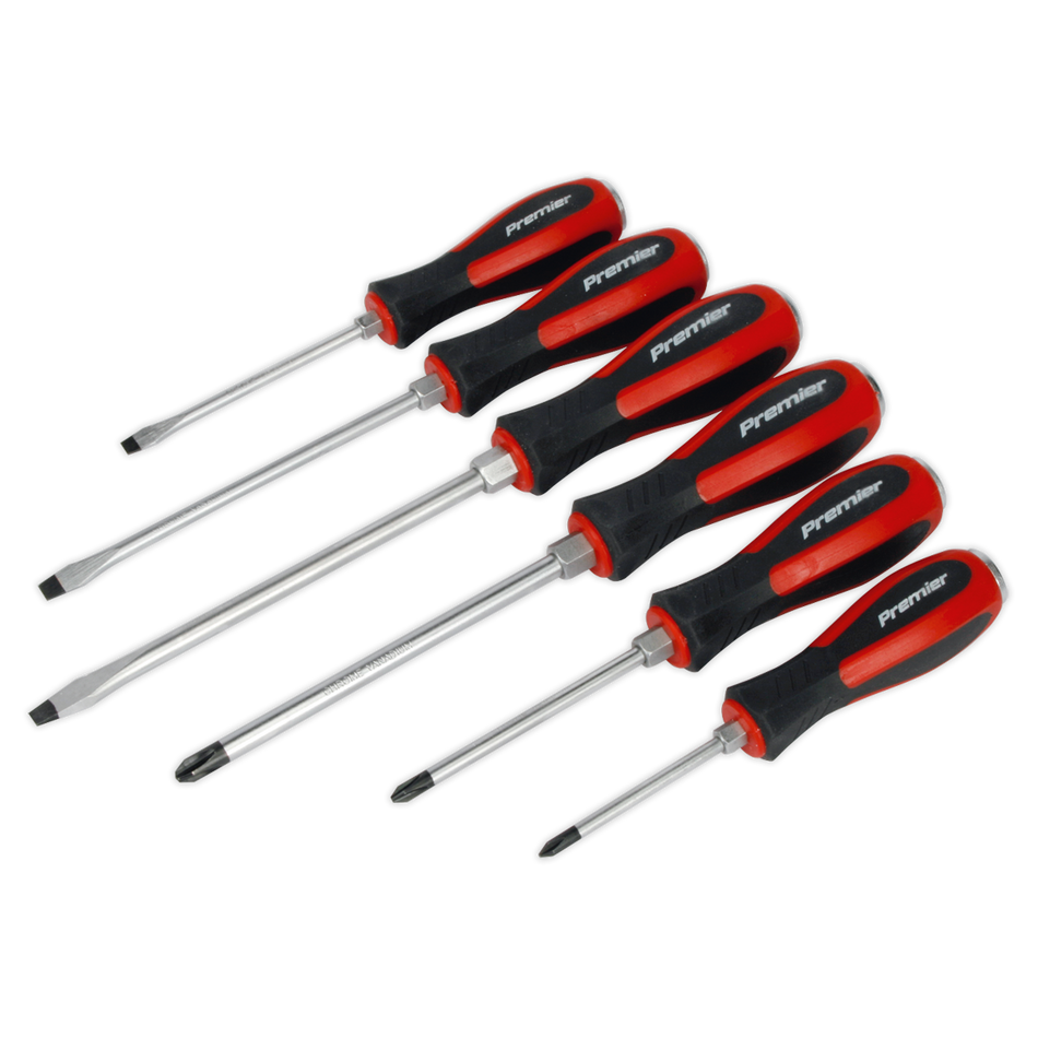 Sealey AK4932 6pc Hammer-Thru Screwdriver Set