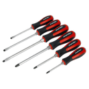 Sealey AK4932 6pc Hammer-Thru Screwdriver Set