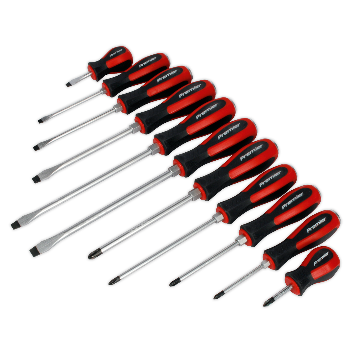 Sealey AK4933 11pc Hammer-Thru Screwdriver Set