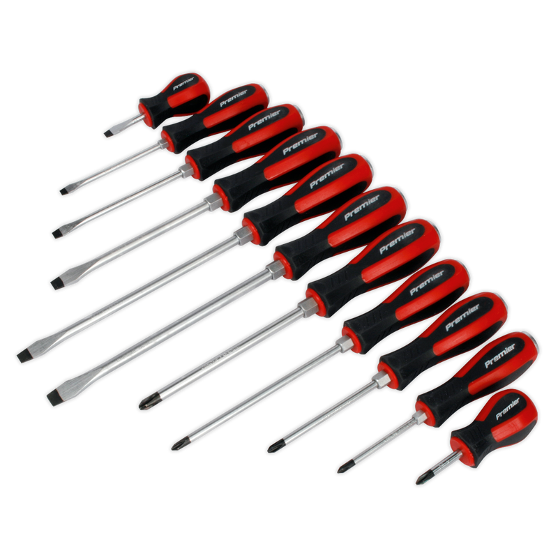 Sealey AK4933 11pc Hammer-Thru Screwdriver Set
