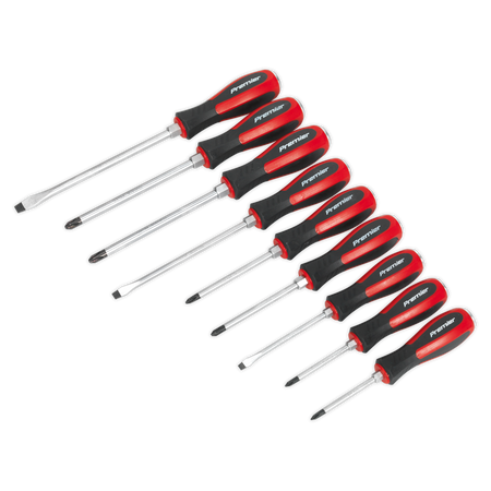 Sealey AK4934 9pc Hammer-Thru Screwdriver Set
