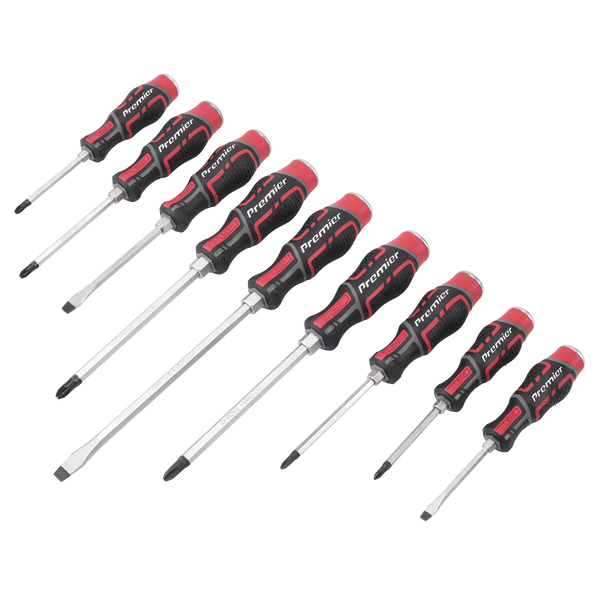 Sealey AK4941 Hammer-Thru Screwdriver Set 9pc