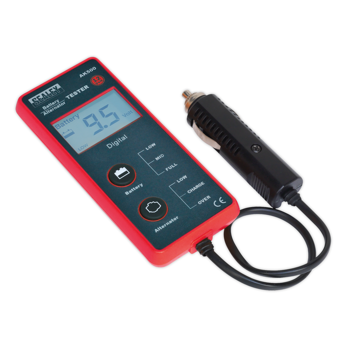 Sealey AK500 12V Battery & Alternator Tester - LCD Screen