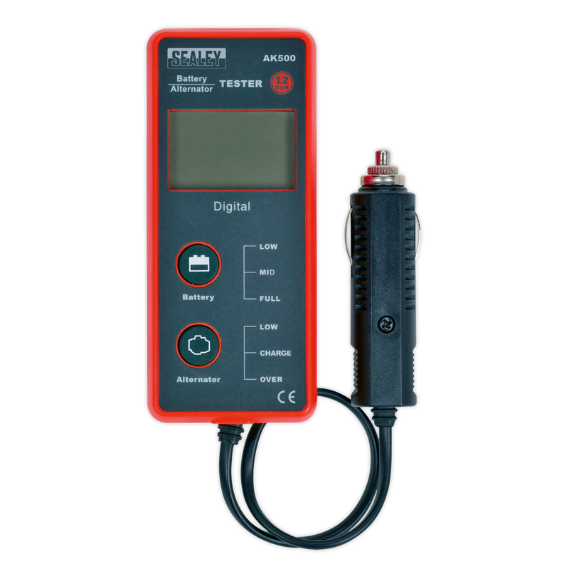 Sealey AK500 12V Battery & Alternator Tester - LCD Screen