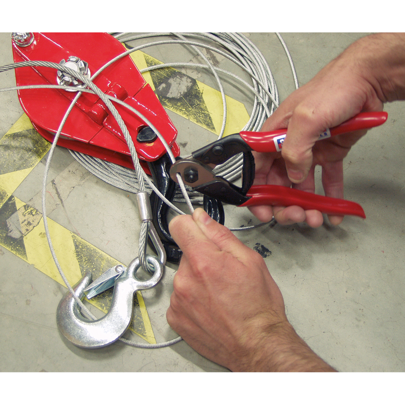Sealey AK503 190mm Wire Rope/Spring Cutter