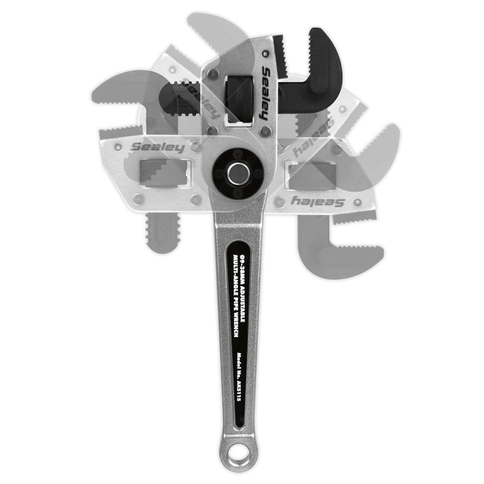 Sealey AK5115 9-38mm Adjustable Multi-Angle Pipe Wrench