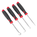 Sealey AK5214 4pc Mini Hook & Pick Set