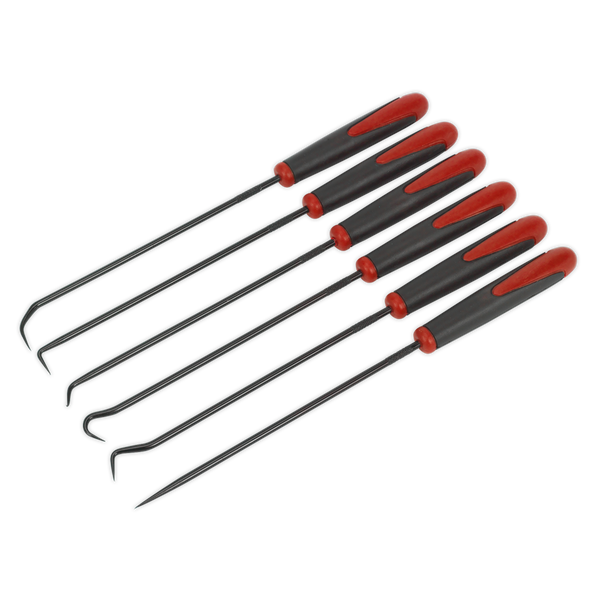 Sealey AK5215 6pc Extra-Long Pick & Hook Set