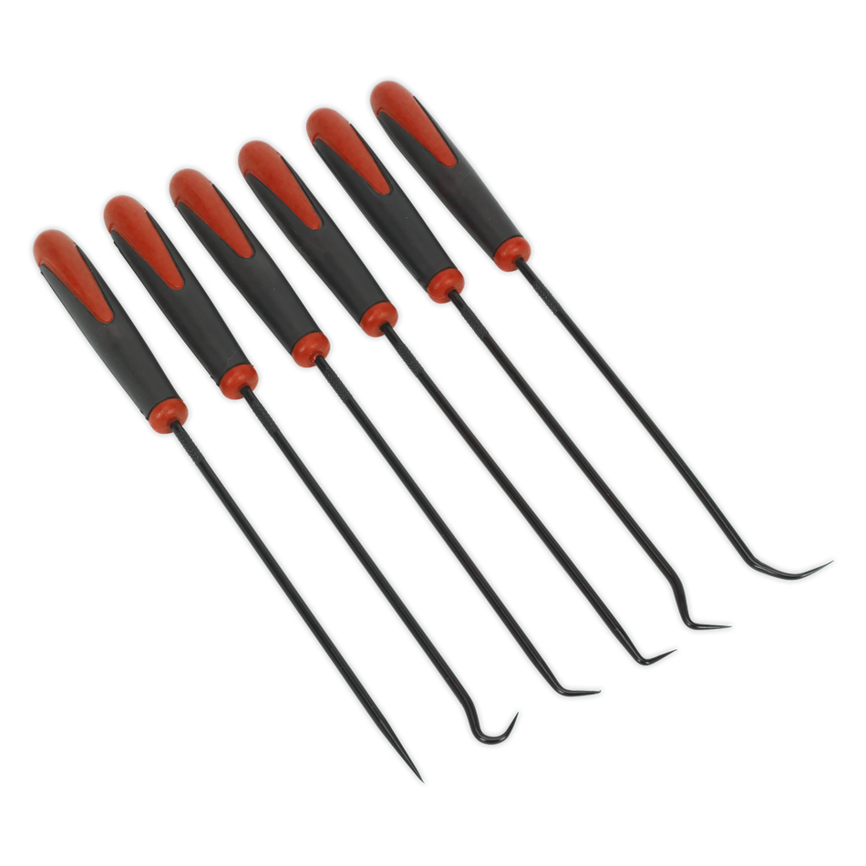 Sealey AK5215 6pc Extra-Long Pick  Hook Set