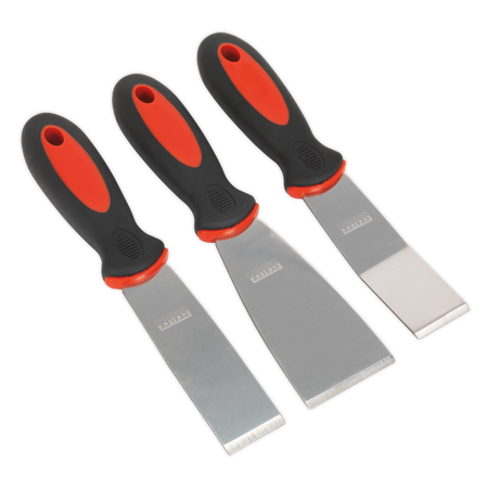 Sealey AK523 3pc Rigid Blade Scraper Set
