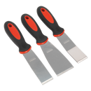 Sealey AK523 3pc Rigid Blade Scraper Set