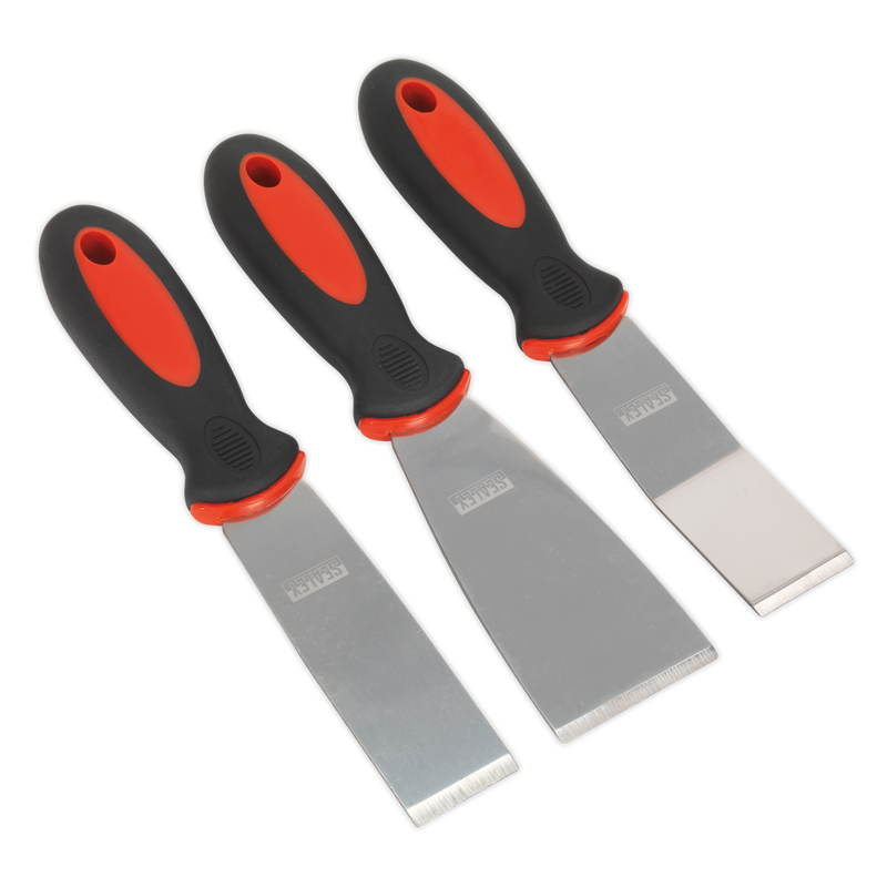 Sealey AK523 3pc Rigid Blade Scraper Set