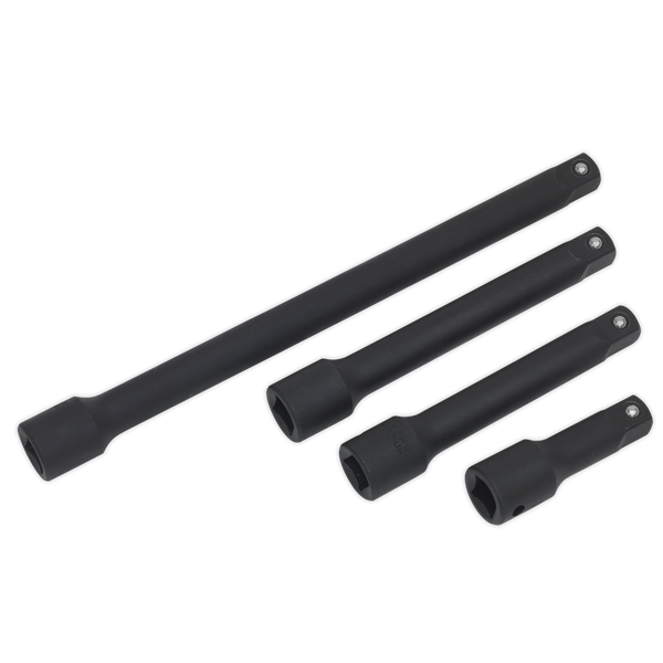 Sealey AK5513 4pc 1/2"Sq Drive Impact Extension Bar Set