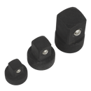 Sealey AK5524 3pc Low Profile Impact Socket Adaptor Set
