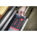 Sealey AK5525 9pc 1/4" & 3/8"Sq Drive Low Profile Hex Impact Socket Bit Set