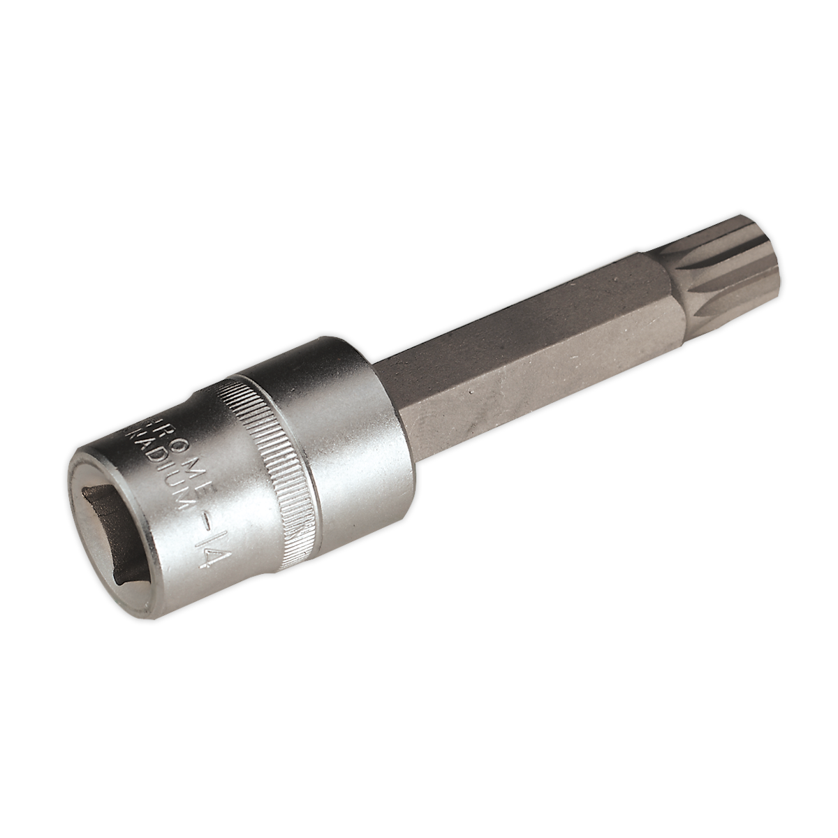 Sealey AK5531 M14 x 100mm 1/2"Sq Drive Spline Socket Bit
