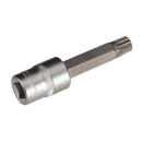 Sealey AK5531 M14 x 100mm 1/2"Sq Drive Spline Socket Bit