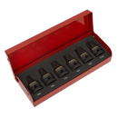 Sealey AK5607 6pc 1/2"Sq Drive Low Profile Impact TRX-Star* Socket Bit Set