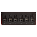 Sealey AK5607 6pc 1/2"Sq Drive Low Profile Impact TRX-Star* Socket Bit Set