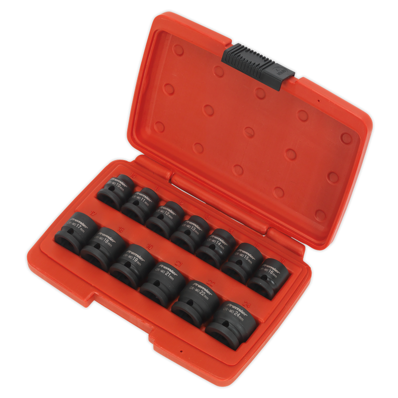 Sealey AK5613LP 13pc 1/2"Sq Drive Low Profile Impact Socket Set