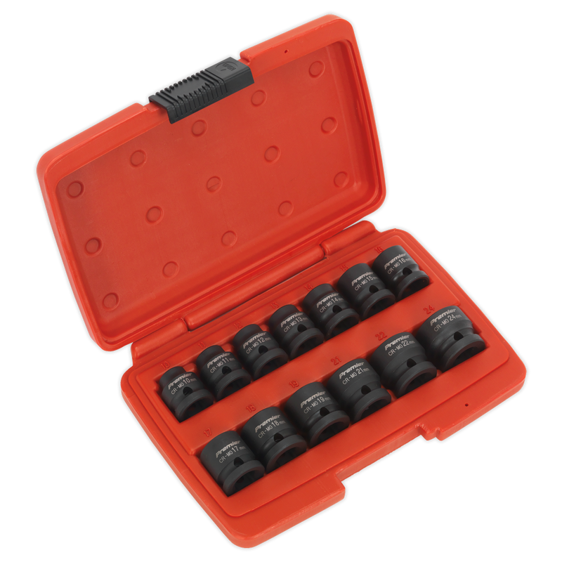 Sealey AK5613LP 13pc 1/2"Sq Drive Low Profile Impact Socket Set