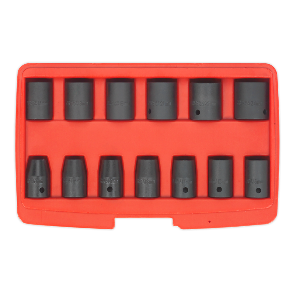 Sealey AK5613M 13pc 1/2"Sq Drive Impact Socket Set