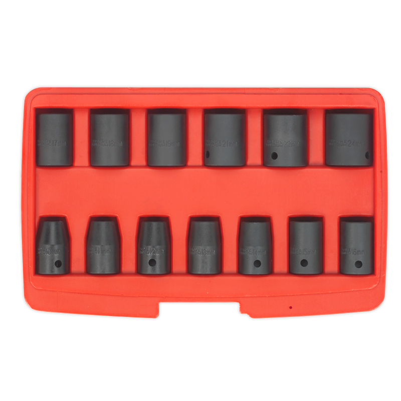 Sealey AK5613M 13pc 1/2"Sq Drive Impact Socket Set