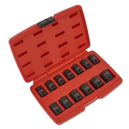 Sealey AK5614M 13pc 1/2"Sq Drive 12pt Impact Socket Set