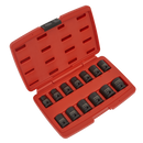 Sealey AK5614M 13pc 1/2"Sq Drive 12pt Impact Socket Set