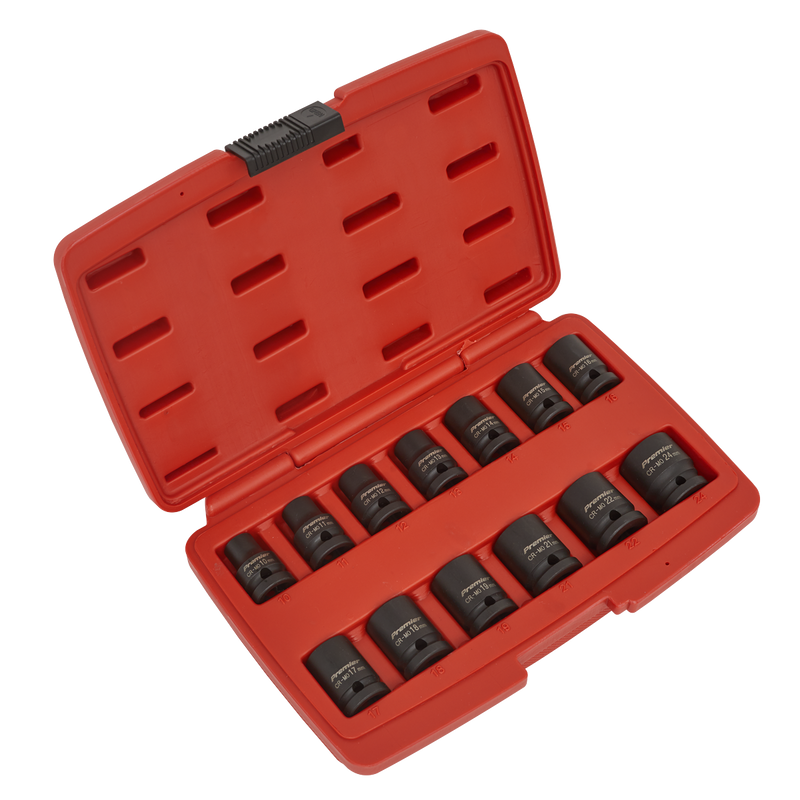 Sealey AK5614M 13pc 1/2"Sq Drive 12pt Impact Socket Set