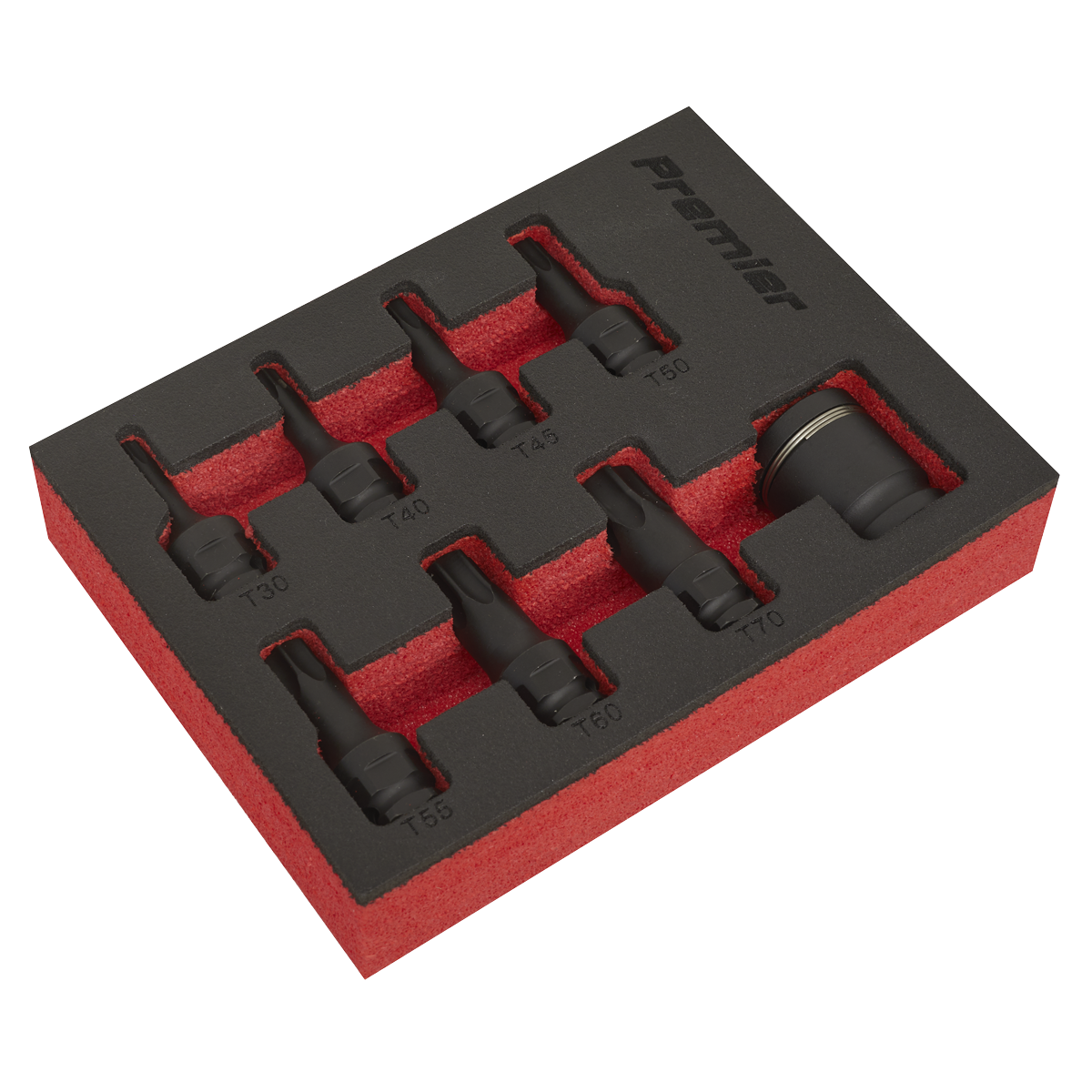 Sealey AK5621 8pc 3/8"Sq Drive Impact TRX-Star* Socket Bit Set