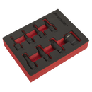 Sealey AK5621 8pc 3/8"Sq Drive Impact TRX-Star* Socket Bit Set