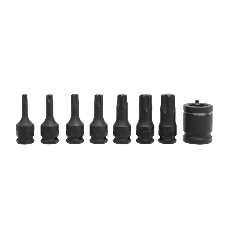 Sealey AK5621 8pc 3/8"Sq Drive Impact TRX-Star* Socket Bit Set