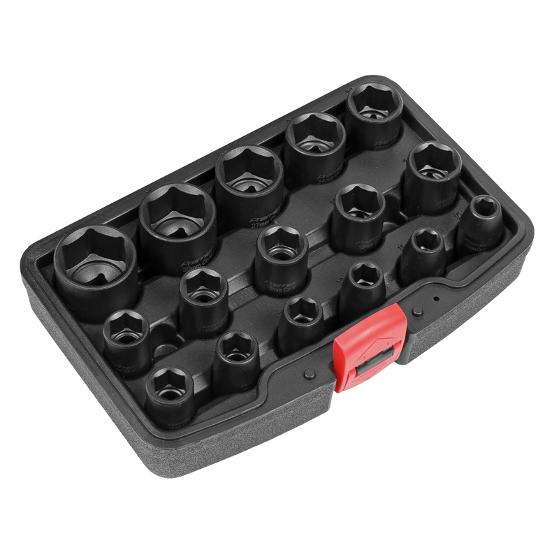 Sealey AK5624M Impact Socket Set 16pc 1/2"Sq Drive