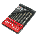 Sealey AK5708 8pc Tungsten Carbide Tipped Masonry Drill Bit Set