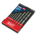 Sealey AK5708 8pc Tungsten Carbide Tipped Masonry Drill Bit Set