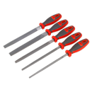 Sealey AK573 5pc 200mm Engineer's File Set