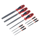 Sealey AK578 10pc Engineer's & Needle File Set