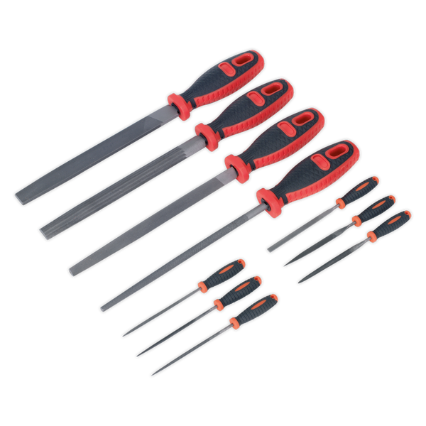 Sealey AK578 10pc Engineer's & Needle File Set